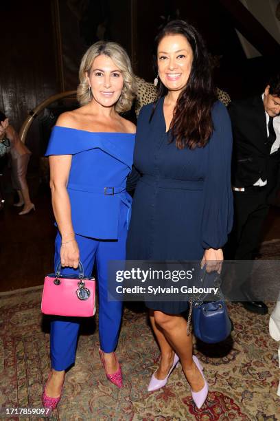 Olga Ferrara and Tijana Ibrahimovic attend Lifeline New York Benefit Dinner At The Explorers Club on October 04, 2023 in New York City.