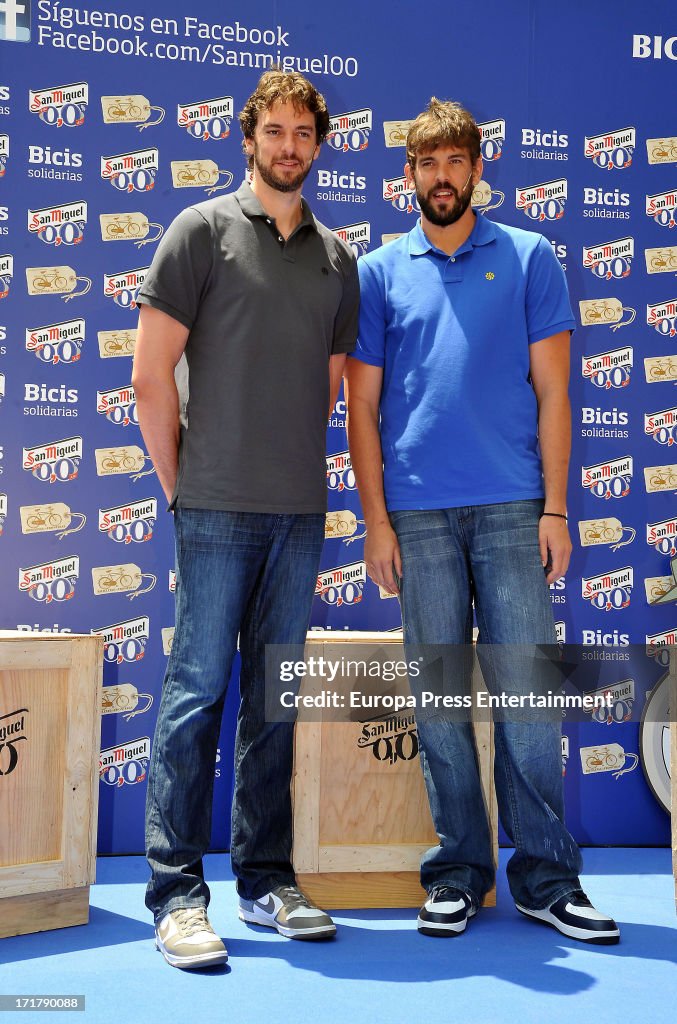 Pau and Marc Gasol Donate 150 Bicycles For Charity Cause