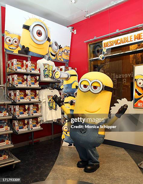 Minion attends the Meet The Minions from "Despicable Me 2" event at NBC Experience Store on June 28, 2013 in New York City.