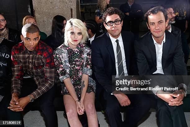 Companion of Madonna, Brahim Zaibat, Singer Sky Ferreira, CEO of Givenchy Couture Sebastian Suhl and Chairman and CEO of LVMH Fashion Division...