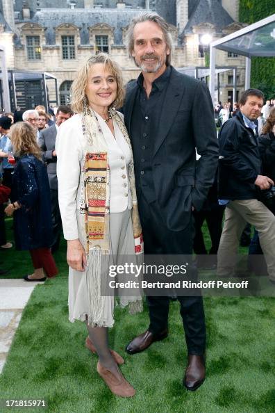 Jeremy Irons and wife Sinead Cusack attend Berluti Menswear... News ...