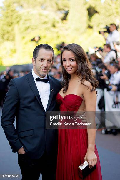 Kenneth Cole and Catie Cole arrive at amfAR's 20th Annual Cinema Against AIDS at Hotel du Cap-Eden-Roc on May 23, 2013 in Cap d'Antibes, France.