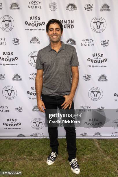 Adrian Grenier attends the "Common Ground" Austin screening at The Paramount Theater on October 04, 2023 in Austin, Texas.