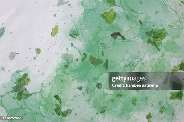 handmade recycled mulberry paper watercolor paint background. - watercolor paper bag stock pictures, royalty-free photos & images
