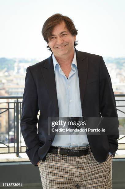 Italian director Francesco Apolloni during the photocall for the presentation at Hotel Bernini of the film Prime Video Addio al nubilato 2....