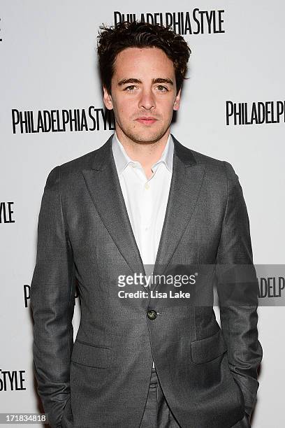 Vincent Piazza poses at the Philadelphia Style Magazine event for May/June 2013 issue featuring Vincent Piazza cover story at The Borgata Hotel...