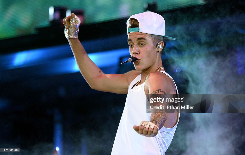 Justin Bieber In Concert At The MGM Grand