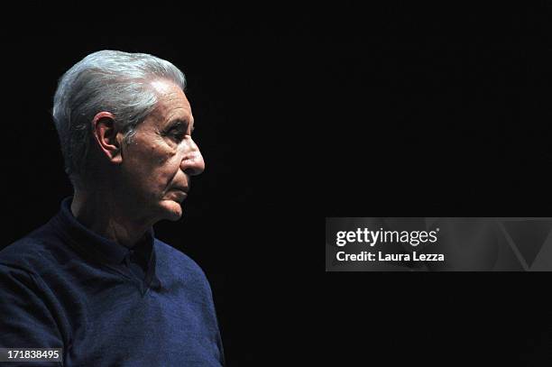 Italian jurist and politician Stefano Rodotà attend the Emergency National Meeting on June 28, 2013 in Livorno, Italy. Independent Italian non-profit...