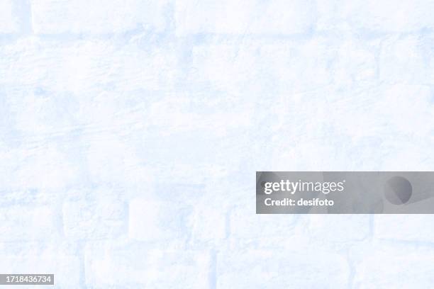 stockillustraties, clipart, cartoons en iconen met very light sky blue coloured faded whitewashed brick wall with rectangular blocks, textured effect vertical blank empty simple rustic background - betonblok