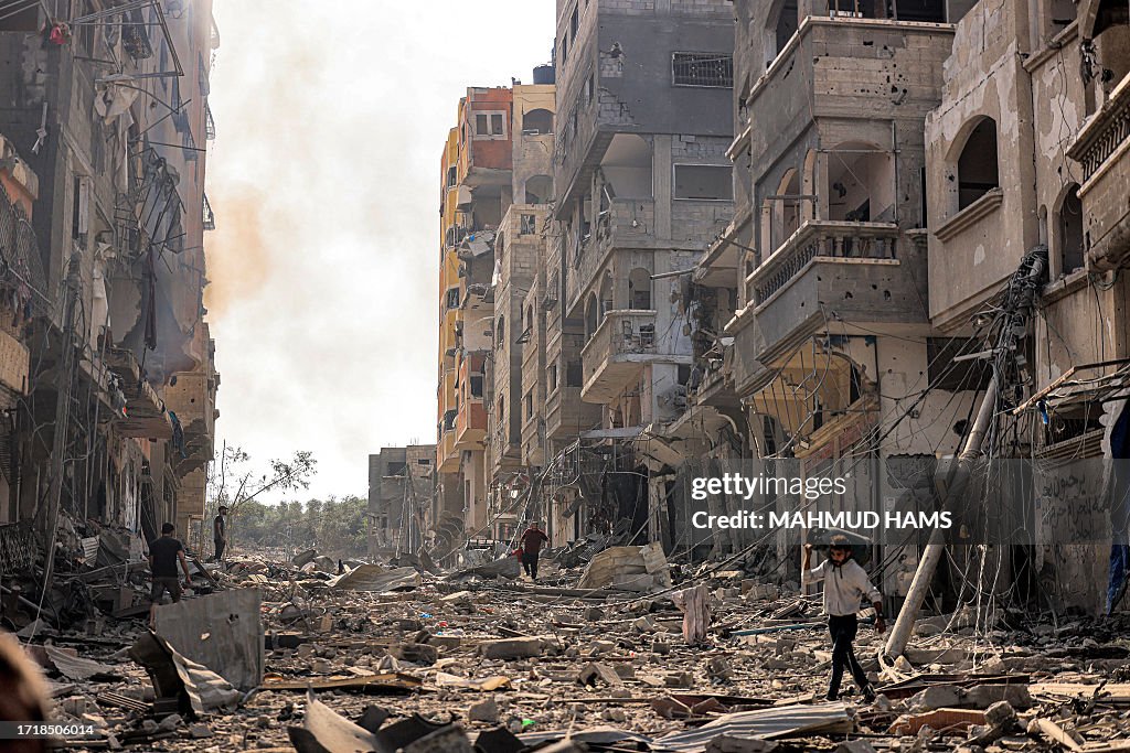 TOPSHOT-PALESTINIAN-GAZA-ISRAEL-CONFLICT