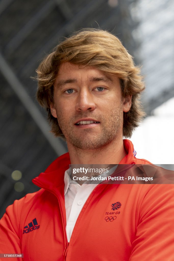 Sam Sills during the Team GB Paris 2024 sailing team announcement at Sam Sills during the Team GB Paris 2024 sailing team announcement at