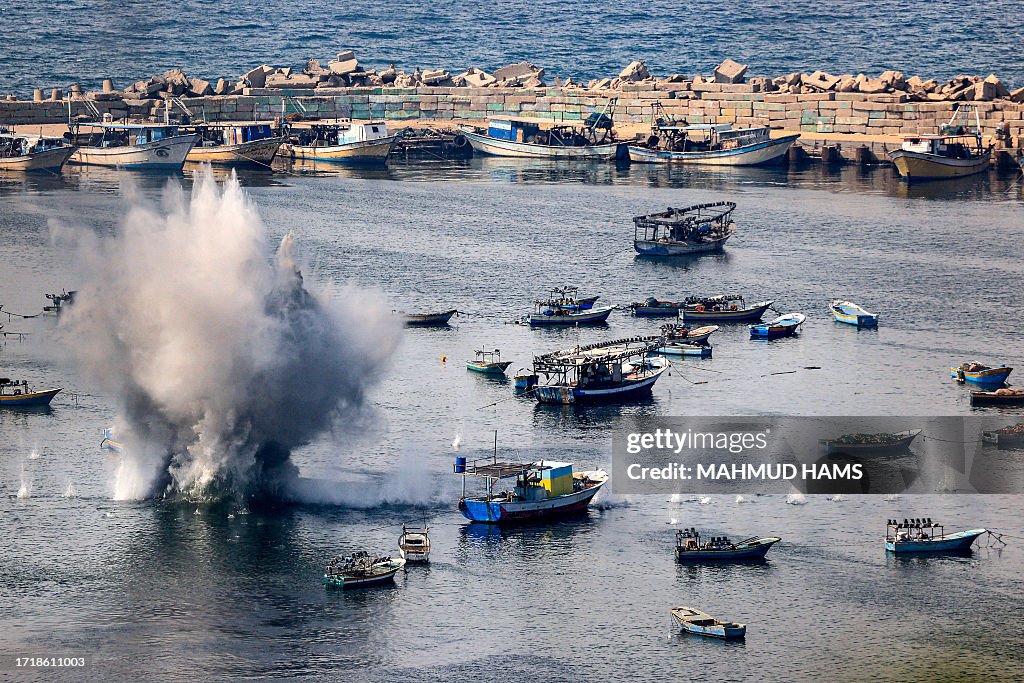 TOPSHOT-PALESTINIAN-GAZA-ISRAEL-CONFLICT