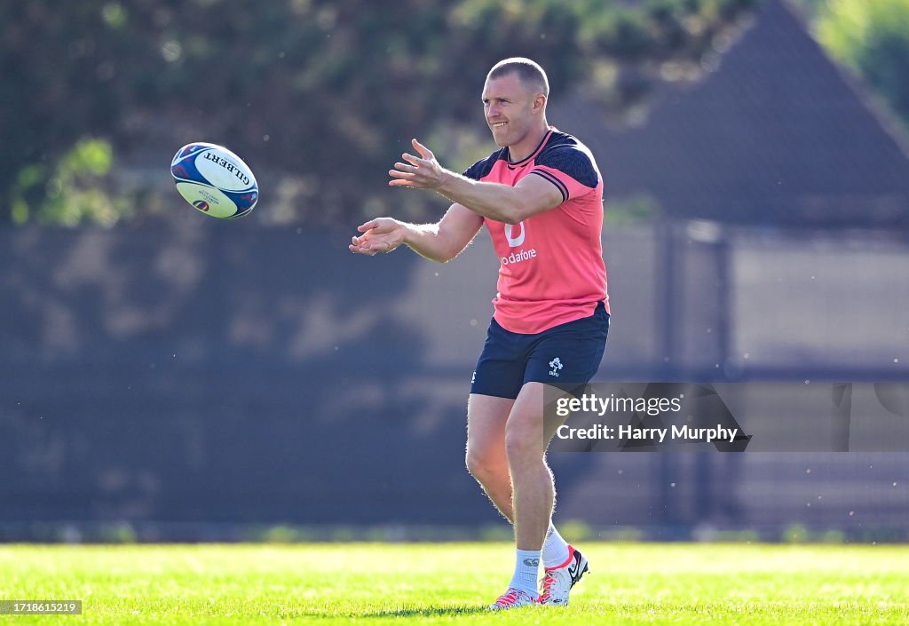 Keith Rix Rugby Paris , France - 11 October 2023; Keith Earls during an Ireland Rugby ...