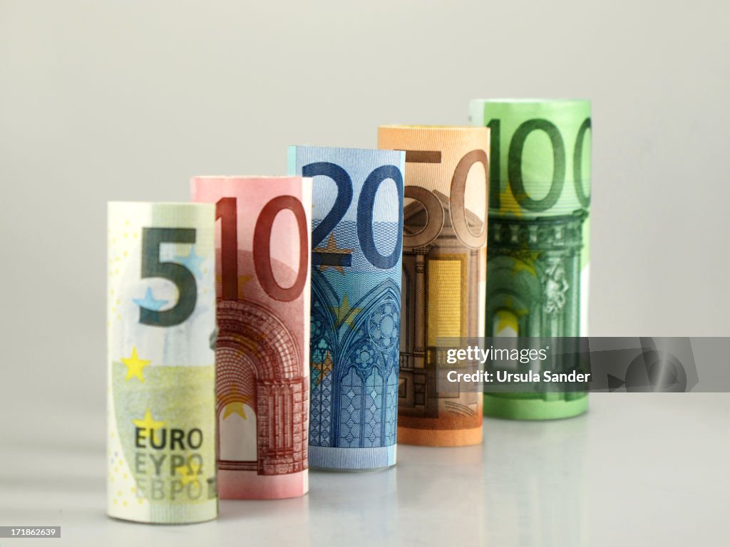Euro money - bank notes