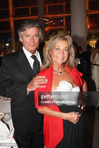 Pierre Brice and wife Hella at the 90th birthday of Artur Brauner In Berlin On 130908