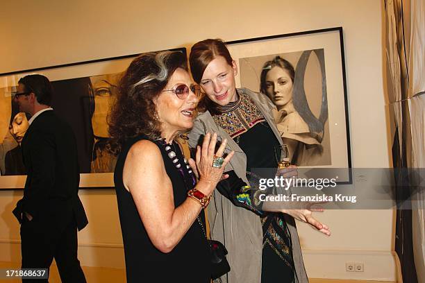 Tina Berning And Angelica Blechschmidt at the Opening "Face