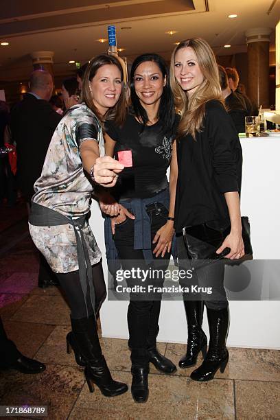 Dana Schweiger, Chantal De Freitas And Molly Nuo at "Event Prominent" at the Grand Elysee in Hamburg