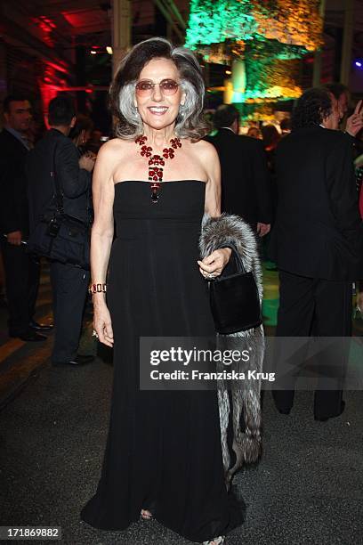 Angelica Blechschmidt at the gala dinner at the presentation Of the Pirelli Calendar 2009 " at the Station In Berlin