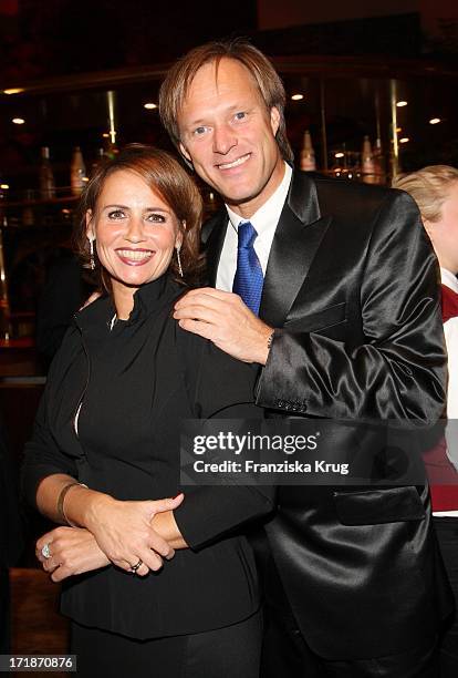 Gerhard Delling and wife Isabelle Delling At "Event Prominent &#39;favor underreporting EV at the Grand Elysee in Hamburg