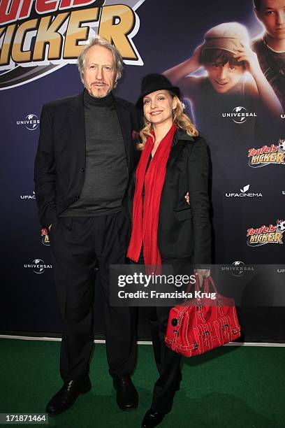 Catherine Flemming and Reiner Schöne at The Premiere Of movie "Teufelskicker" In Uci Colosseum in Berlin