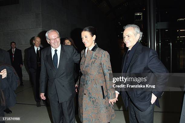 Jose Carreras With wife Jutta Jäger And Karl Scheufele at the Party After The Mdr show "Jose Carreras Gala" in Leipzig