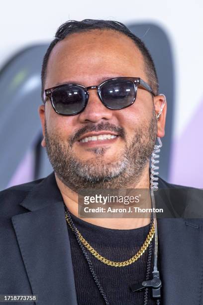 Luis DeFrank, Senior Director at BET Networks, arrives to the BET Hip Hop Awards at Cobb Energy Performing Arts Center on October 03, 2023 in...