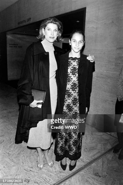 Christine Baranski and daughter Isabel Cowles attend the opening-night performance of the New York City Ballet's 1997-1998 season at Lincoln Center...