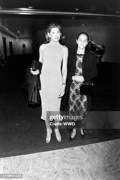 Christine Baranski and daughter Isabel Cowles attend the opening-night performance of the New York City Ballet's 1997-1998 season at Lincoln Center...