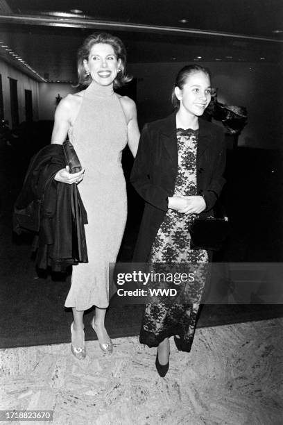 Christine Baranski and daughter Isabel Cowles attend the opening-night performance of the New York City Ballet's 1997-1998 season at Lincoln Center...