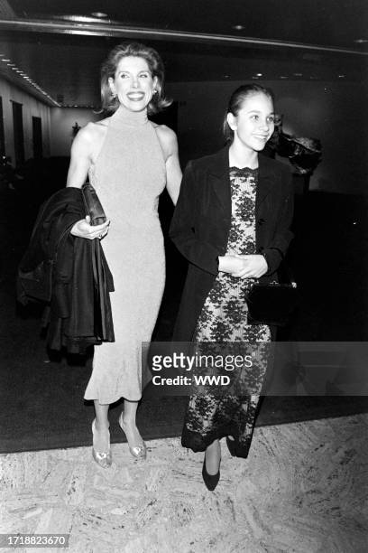 Christine Baranski and daughter Isabel Cowles attend the opening-night performance of the New York City Ballet's 1997-1998 season at Lincoln Center...