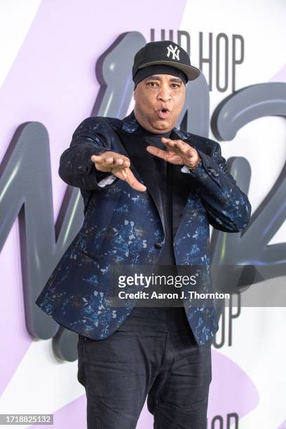 Marly Marl arrives to the BET Hip Hop Awards at Cobb Energy Performing Arts Center on October 03, 2023 in Atlanta, Georgia.