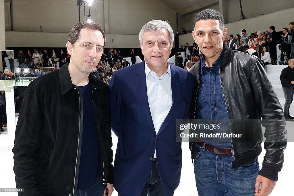 Dior Homme : Front Row - Paris Fashion Week - Menswear S/S 2014