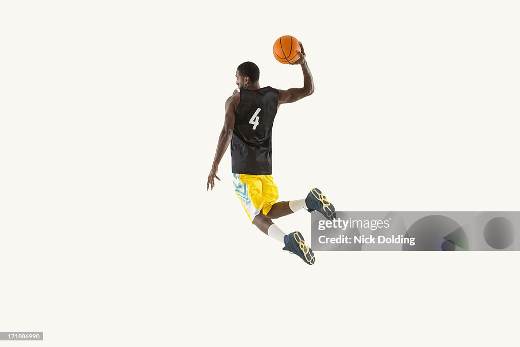 Flying Basketball Player 05