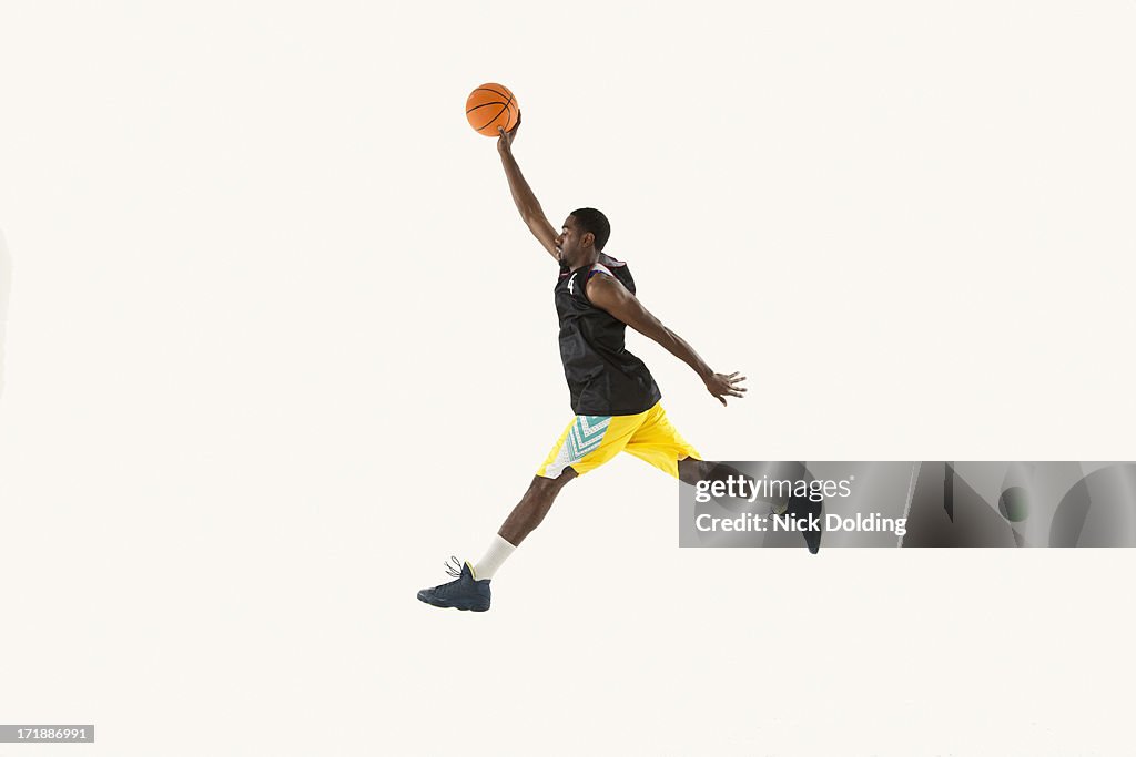 Flying Basketball Player 01