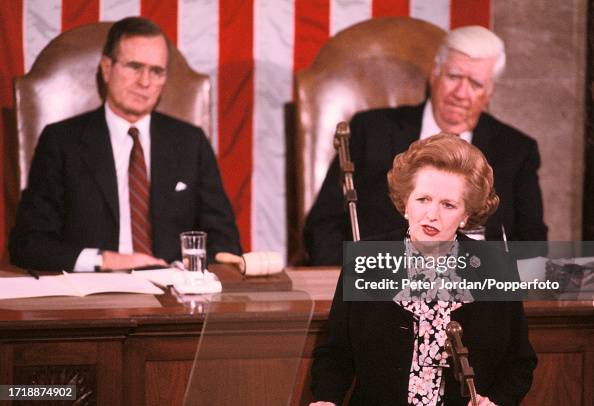Margaret Thatcher On Capitol Hill