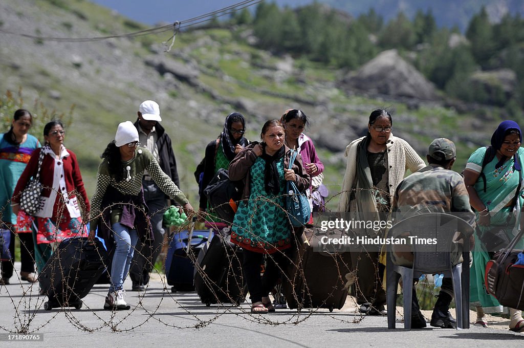 Rescue And Relief Operations For Flood Victims In Uttrakhand