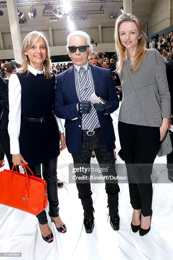Dior Homme : Front Row - Paris Fashion Week - Menswear S/S 2014