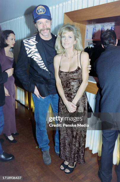 Ted Nugent and Shemane Nugent attend the second-anniversary party for "George" magazine at Asia de Cuba in New York City on November 5, 1997.