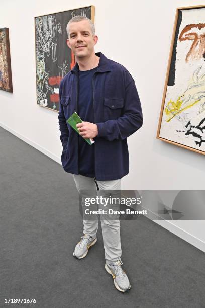 Russell Tovey attends a VIP Preview of the Frieze Art Fair 2023 in Regents Park on October 11, 2023 in London, England.