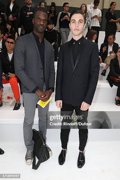 Alex Fleming aka Black Atlass attend Dior Homme Menswear Spring/Summer 2014 Show As Part Of The Paris Fashion Week on June 29, 2013 in Paris, France.