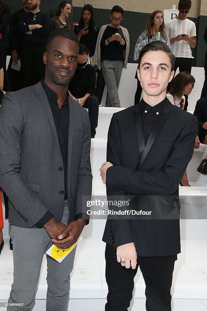 Dior Homme : Front Row - Paris Fashion Week - Menswear S/S 2014