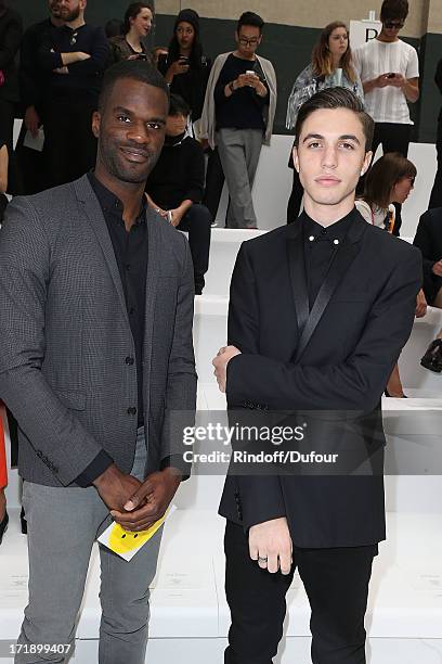 Alex Fleming aka Black Atlass attend Dior Homme Menswear Spring/Summer 2014 Show As Part Of The Paris Fashion Week on June 29, 2013 in Paris, France.