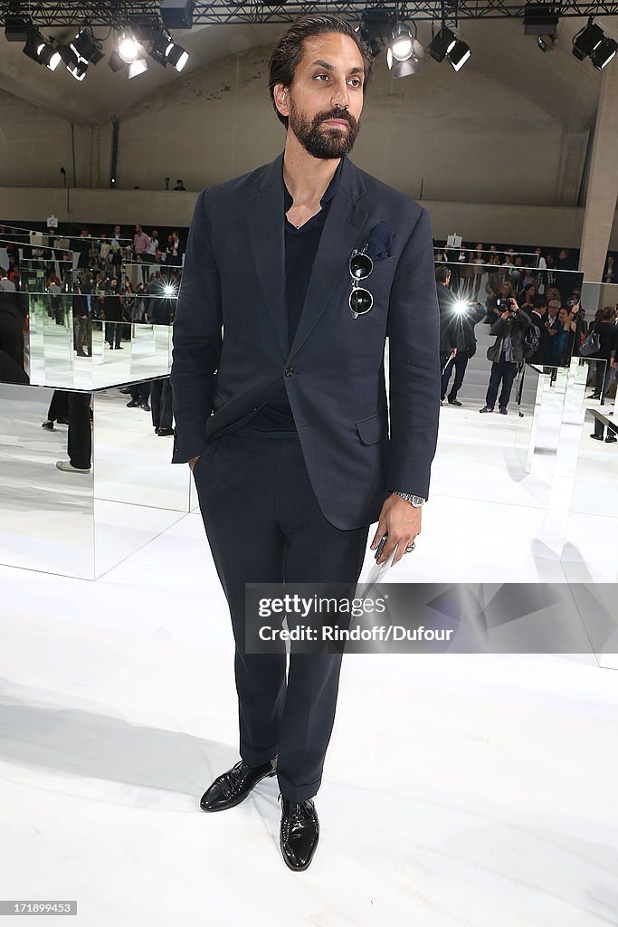 Dior Homme : Front Row - Paris Fashion Week - Menswear S/S 2014