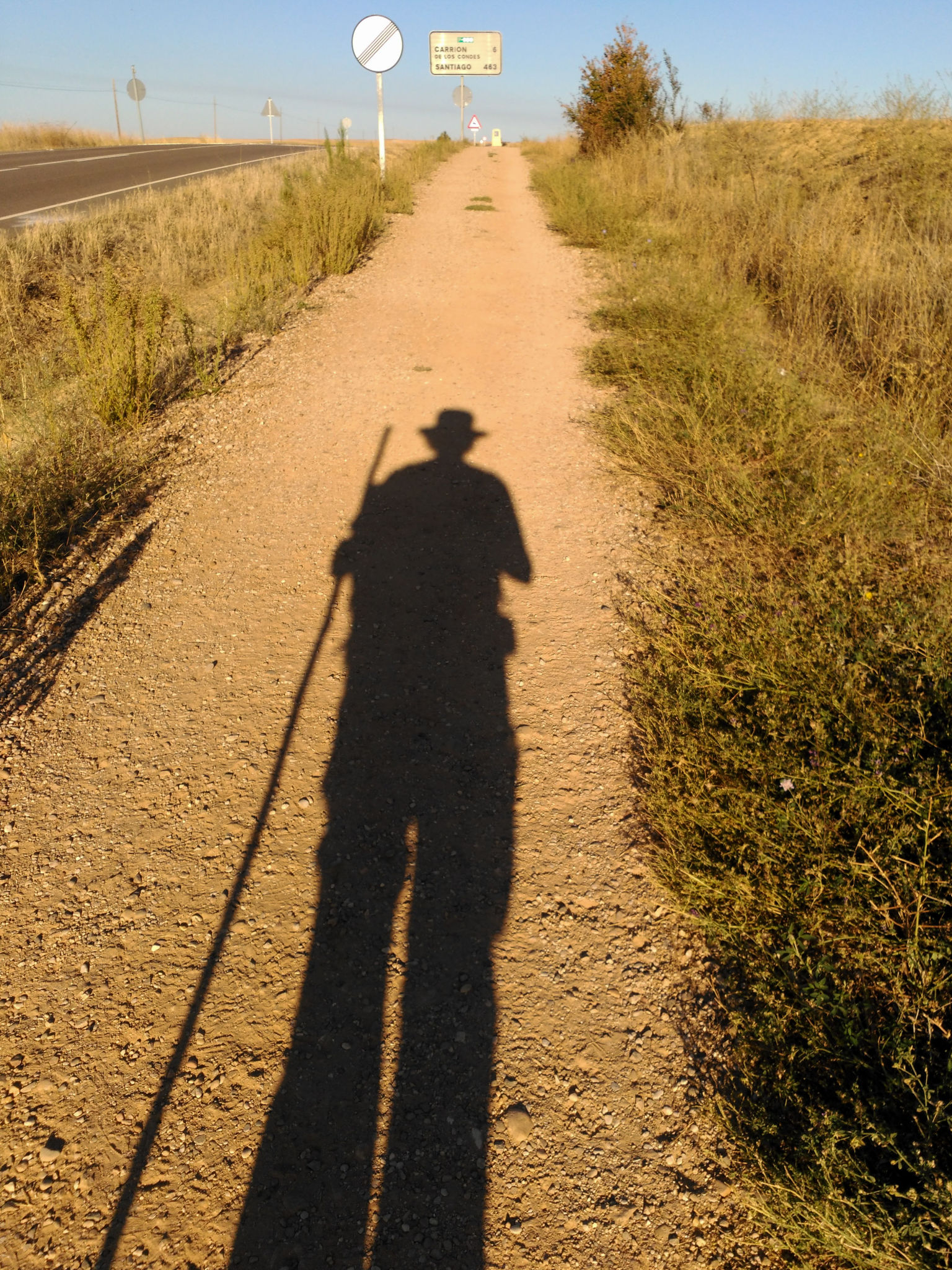 pilgrims walking