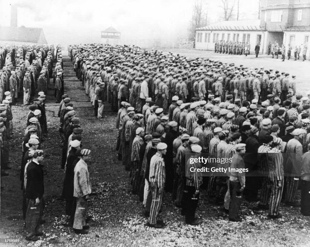 Prisoners At Buchenwald Concentration Camp, Germany, c. 1943.