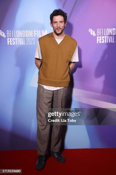 Josh O'Connor attends the BFI Film Festival Screening of "Bonus Track" at Premiere Vue Leicester Square on October 05, 2023 in London, England....