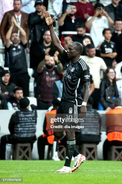 Vincent Aboubakar of Besiktas during the UEFA Europa Conference League 2023/24 Group D Besiktas JK and FC Lugano on October 5, 2023 in Istanbul,...