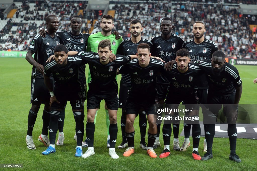 Team of Besiktas during the UEFA Europa Conference League 2023/24