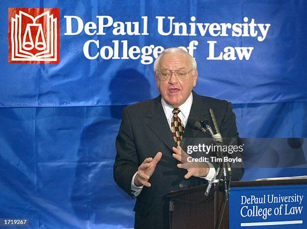 George Ryan Rit 89 Chicago College Of Law Stock Photos, High-Res Pictures, and Images ...