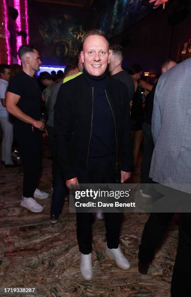 Antony Cotton attends the Sexy Fish Manchester Launch Party on October 05, 2023 in Manchester, England.